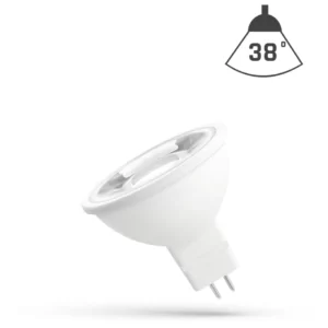 4W 6000K 12V MR16 LED lemputė 38°, šaltai balta