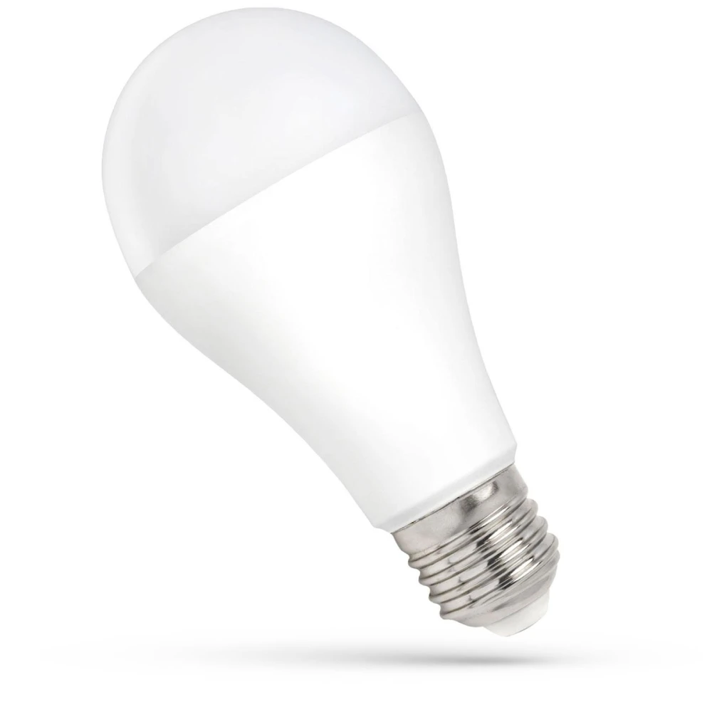 15W 3000K E27 LED lemputė GLS, šiltai balta