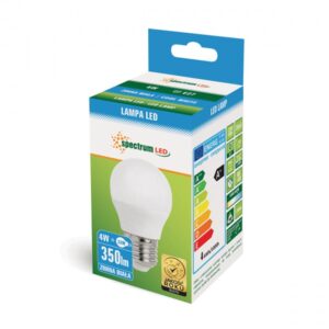 4W E27 LED lemputė BULB CW