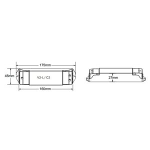 LED juostos valdiklis V2-L m