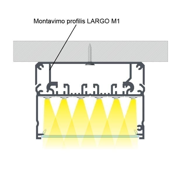 LED profilis LARGO 2