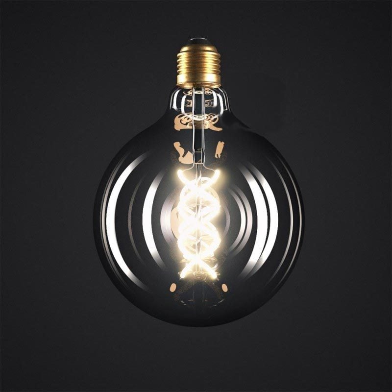 5W E27 LED bulb Vintage Curved GRAY G125 2