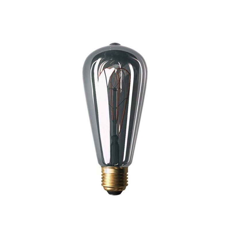 5W E27 LED bulb Vintage Curved GRAY ST64