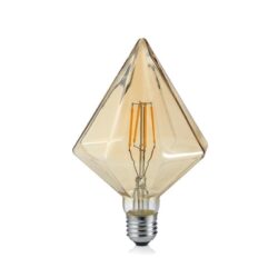 4W E27 LED Lemputė Crystal Amber
