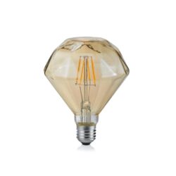 4W E27 LED Lemputė Diamond Amber