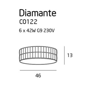 Lubinis šviestuvas Diamante