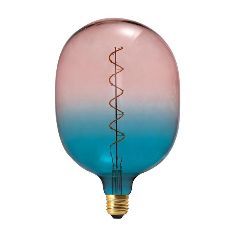 Vintažinė LED lemputė Coriandoli Blue Pink Egg
