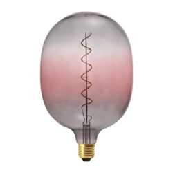 Vintažinė LED lemputė Coriandoli Grey Pink Egg