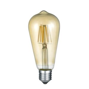 6W 2700K E27 LED lemputė ST64 Amber