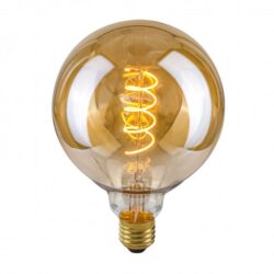 Dekoratyvinė lemputė E27 4W G125 Spiral Amber