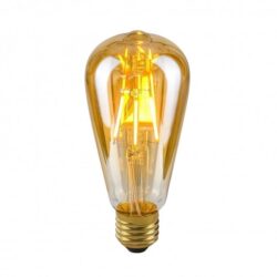 Dekoratyvinė lemputė E27 4W ST64 Amber