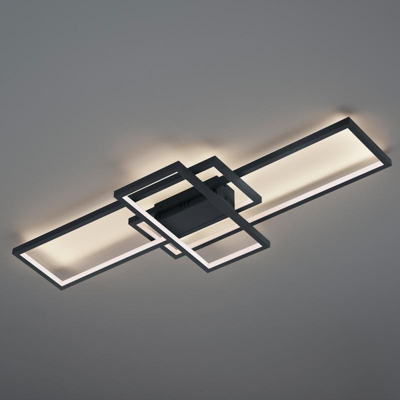 Lubinis LED šviestuvas Thiago Anthracite