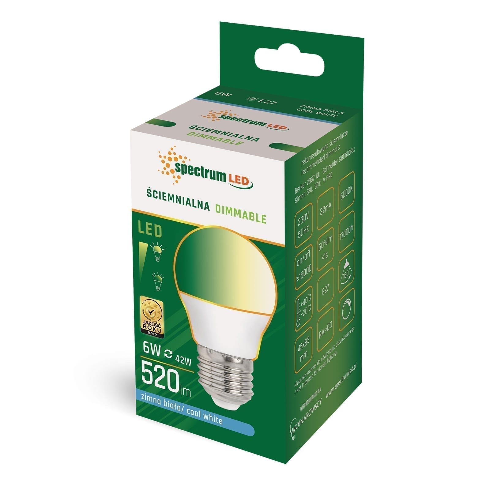 Išmanioji LED lemputė GLS COG 5W E27
