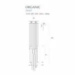 Pakabinamas LED šviestuvas Organic Vario Dimm