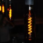 Dekoratyvinė LED lemputė Bottle ruda