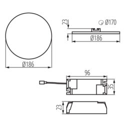 12W LED panelė DADA G