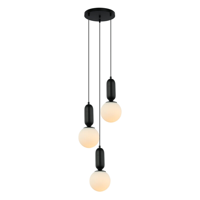 Hanging lamp Aldeva ⌀40 black
