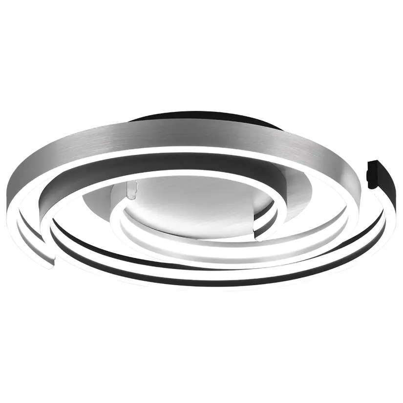 Lubinis LED šviestuvas Caya braižytas aliuminis