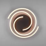 Lubinis LED šviestuvas Caya žalvario matinis