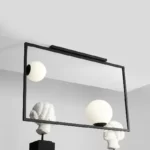 Lubinis šviestuvas Frame 2 juodas horizontalus