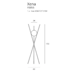 Pastatomas šviestuvas XENA F0055