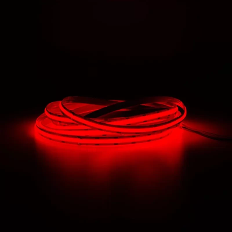 12W 12V COB480 LED juosta Lemlux, raudona 1m