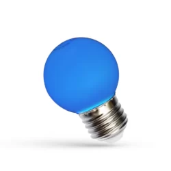 1W E27 LED lemputė BULB, mėlyna