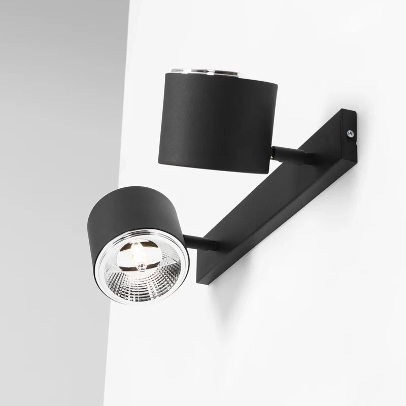 Ceiling/Wall lamp Bot 2 black