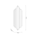 Sieninis šviestuvas HARMONIC MSE010400217