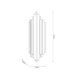 Sieninis šviestuvas HARMONIC MSE010100304