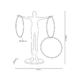 Pastatomas šviestuvas Human Circulo XCF8309