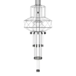 Pakabinamas šviestuvas FLUSSO 43 JD0032-43P