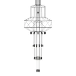 Pakabinamas šviestuvas FLUSSO 43 Grande MD21352-43-1500