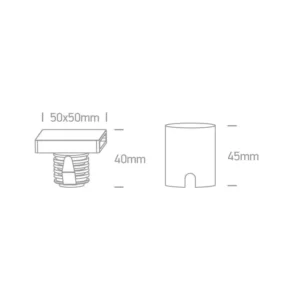 1W Įmontuojamas šviestuvas 68070/AL/W Aliuminis 3000K DIMM IP65