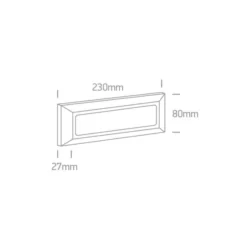 6W Sieninis lauko šviestuvas 67376/AN/W Antracitas 3000K IP54