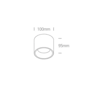 7W Magnetinės sistemos kryptinis šviestuvas 5395 M35 4000K