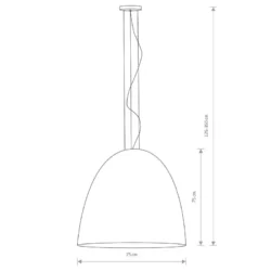 Pakabinamas šviestuvas EGG XL