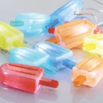 LED Girlianda PLASTIC ICE-CREAMS, 6000K, IP20, 3xAA, 135+30cm