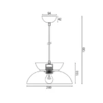 Pakabinamas LED šviestuvas AEOLUS, Baltas, KS871P29WH