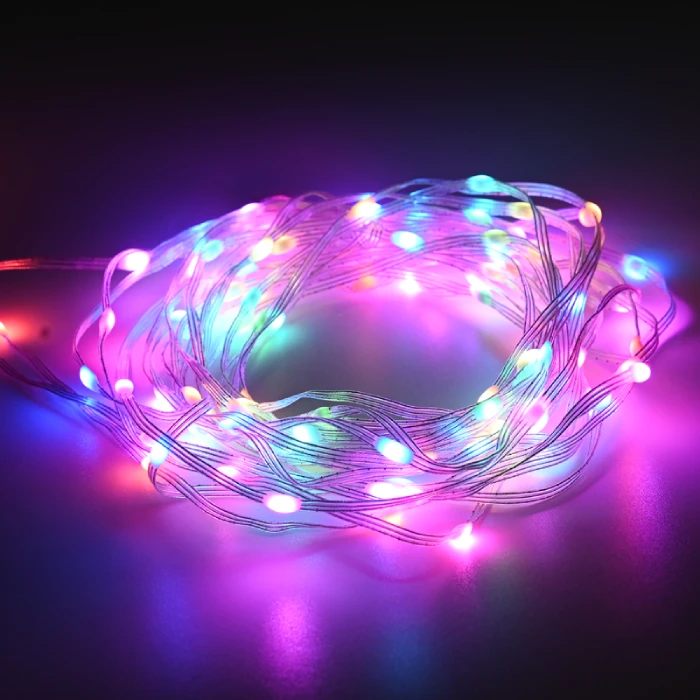 LED Girlianda, RGB, IP44, 3M