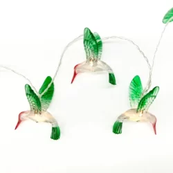 LED Girlianda COLORED BIRDS, 3000K, 135+30cm, IP20, 3xAA