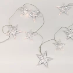 LED Girlianda BIG&MEDIUM STARS, 3000K, 135+30cm, IP20, 3xAA