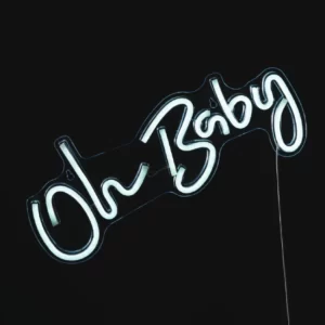 LED Neoninis užrašas "Oh Baby", 42x1,6x17,5cm, IP20, 2M