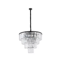 Pakabinamas šviestuvas CRISTAL BLACK L 7614