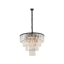 Pakabinamas šviestuvas CRISTAL BLACK L 7614