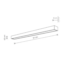 Sieninis šviestuvas KAGERA LED L 9502