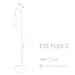 Pastatomas šviestuvas EYE FLEX S WHITE 8934