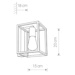 Sieninis šviestuvas CRATE 9046