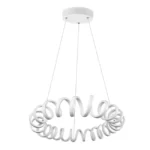 33W Pakabinamas LED šviestuvas CURL, 4000K, DIMM, Matinis baltas, 325110131