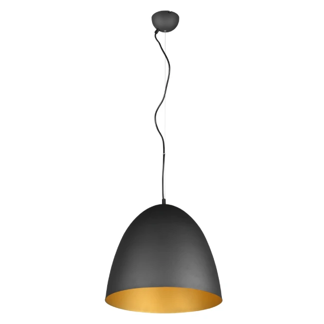 Pakabinamas LED šviestuvas TILDA, Juodas/auksinis, R30661980
